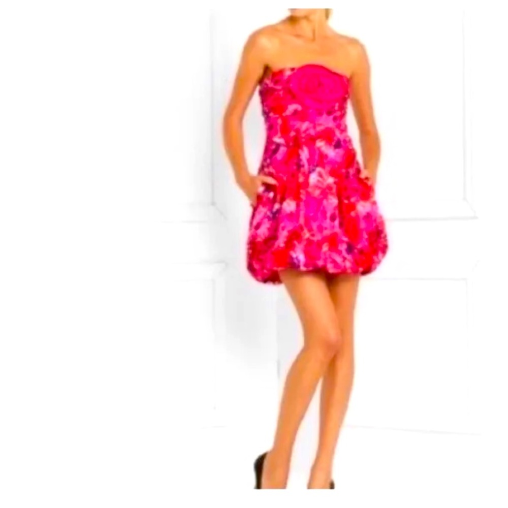BCBG strapless dress